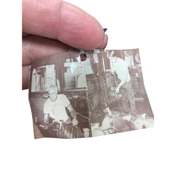 clevenger Bros Authentic Handblown Cobalt Blue Pumpking Pitcher SKU 9587 - Picture 6 of 10